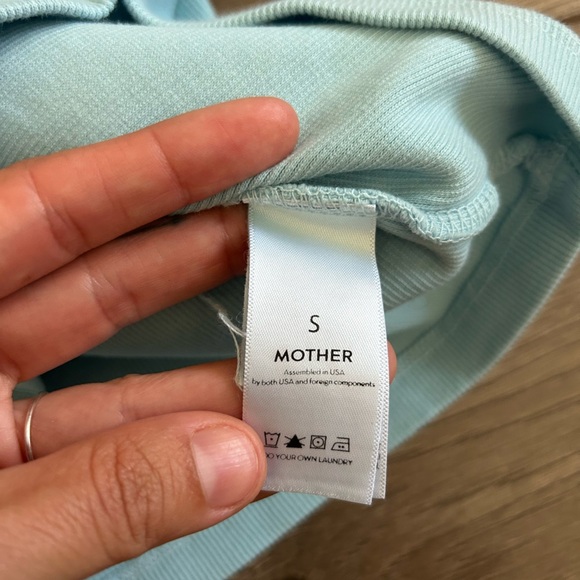 MOTHER Move It The Chin Ups Tank Light Blue Size Small - Picture 4 of 5
